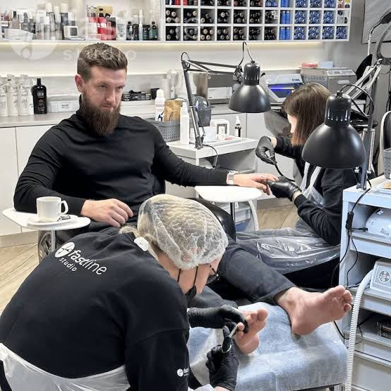 Pedicure + Manicure for men