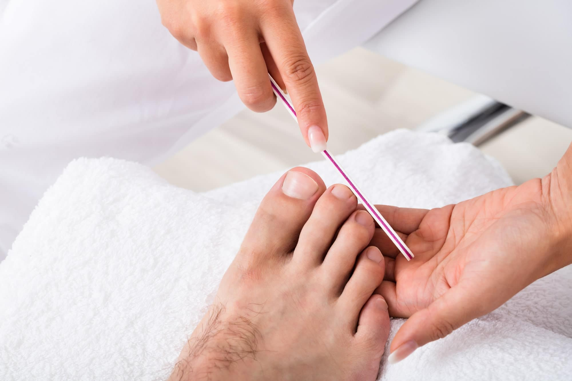 Pedicure for men